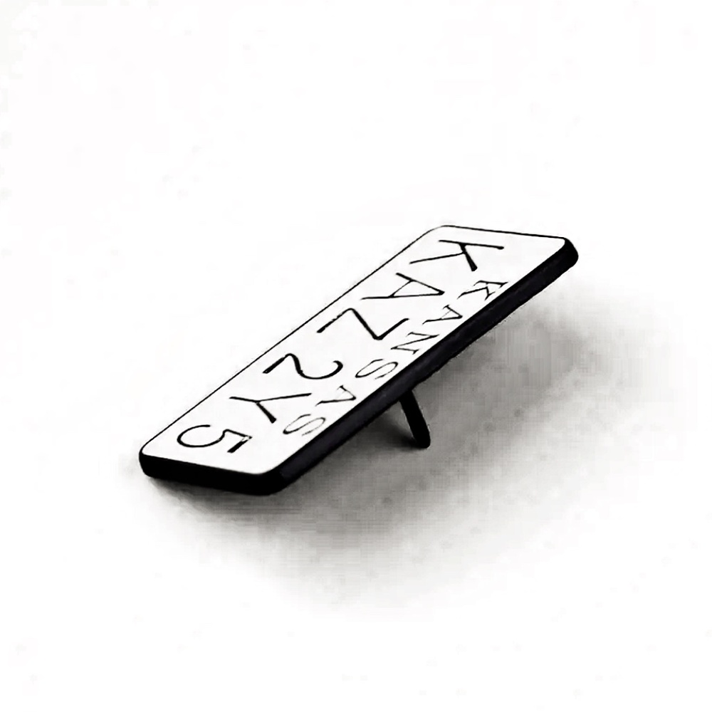 SUPERNATURAL IMPALA KS LICENSE PLATE ‘KAZ 2Y5’ ENAMEL PIN LAPEL PIN BROOCH NWT - Picture 7 of 14